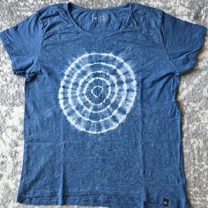 Tentree Blue Tie-Dye Women's Top